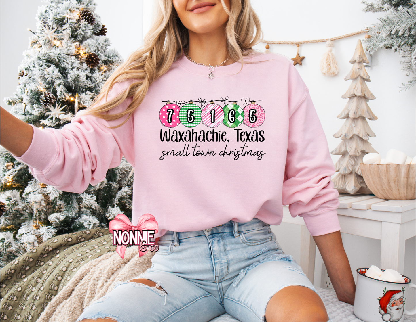 Small Town Christmas Pink