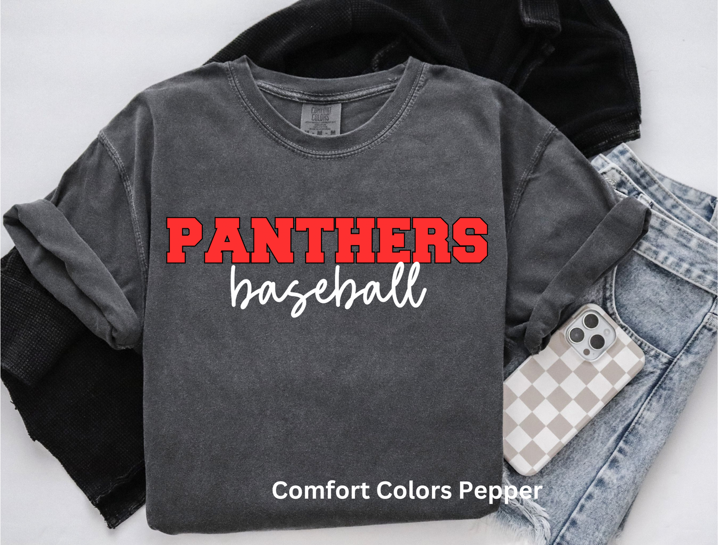 Panthers Baseball (Red)