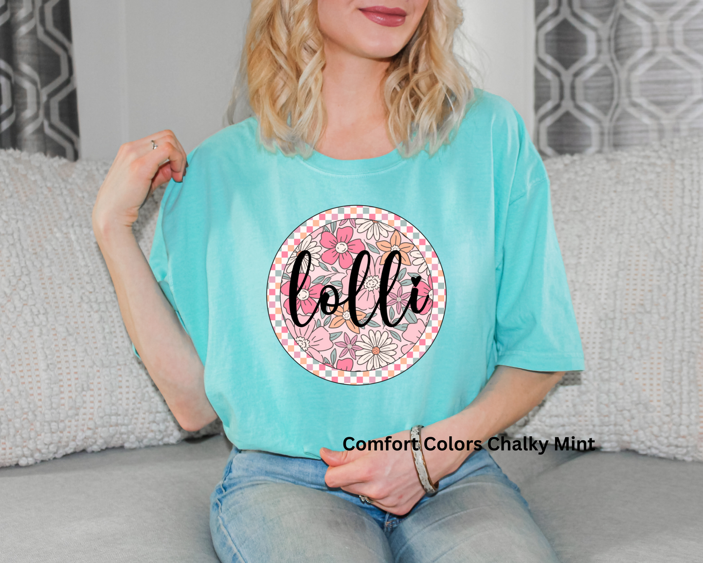 Custom Round Mama/Grandmother