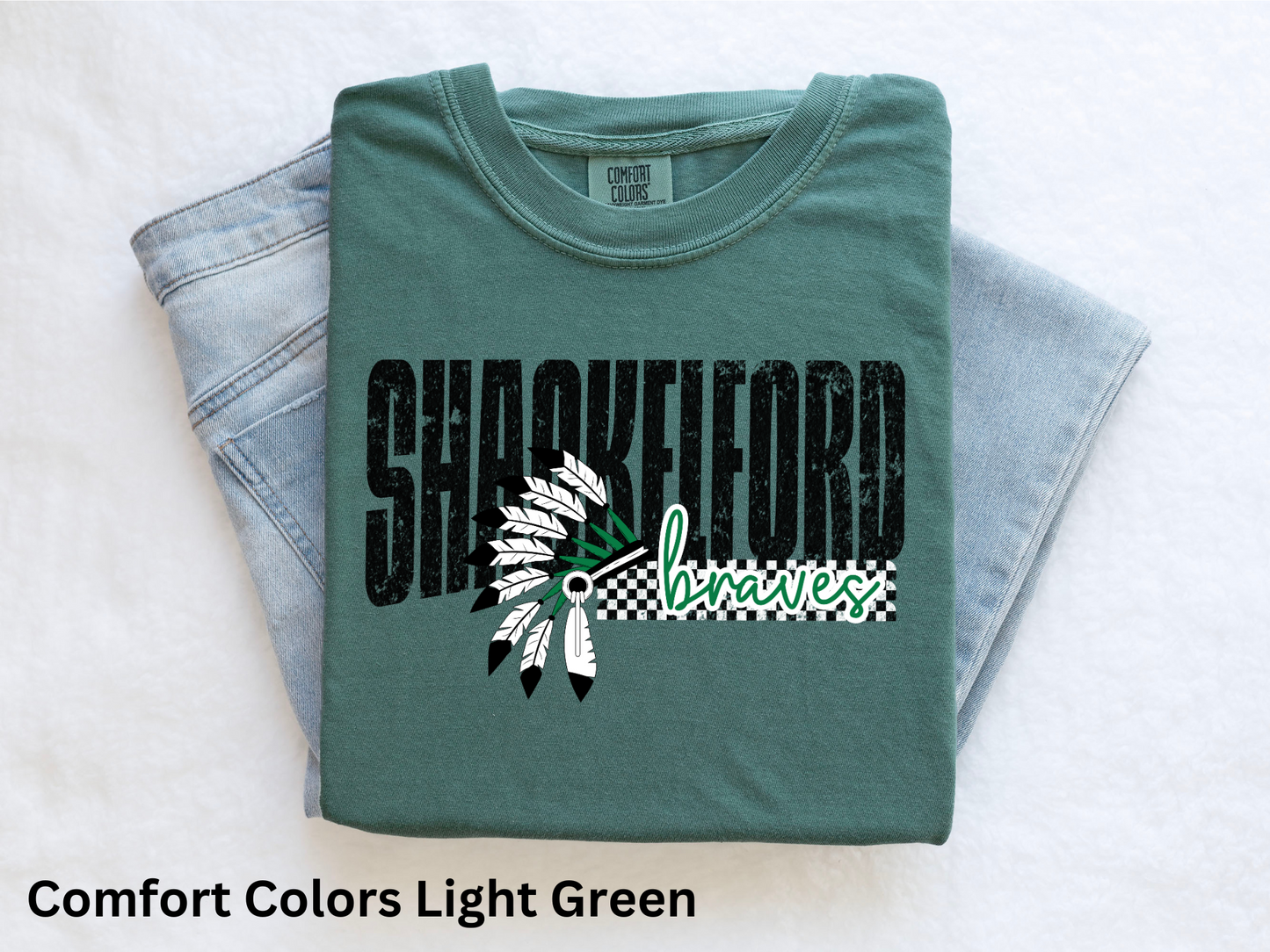 Checkered Shackelford Braves--ADULT