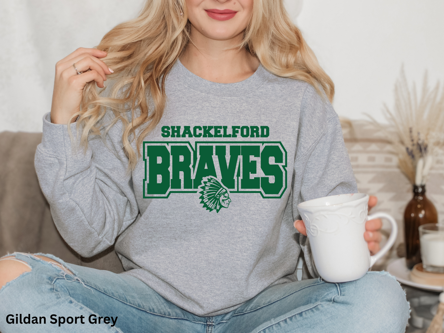 Shackelford Varsity Braves Tee--ADULT
