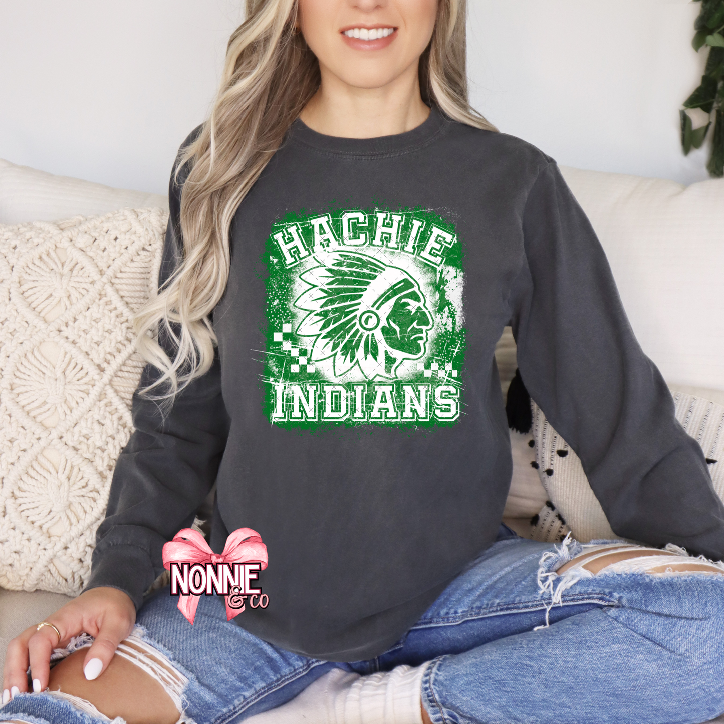 Grunge Hachie Indians Tees