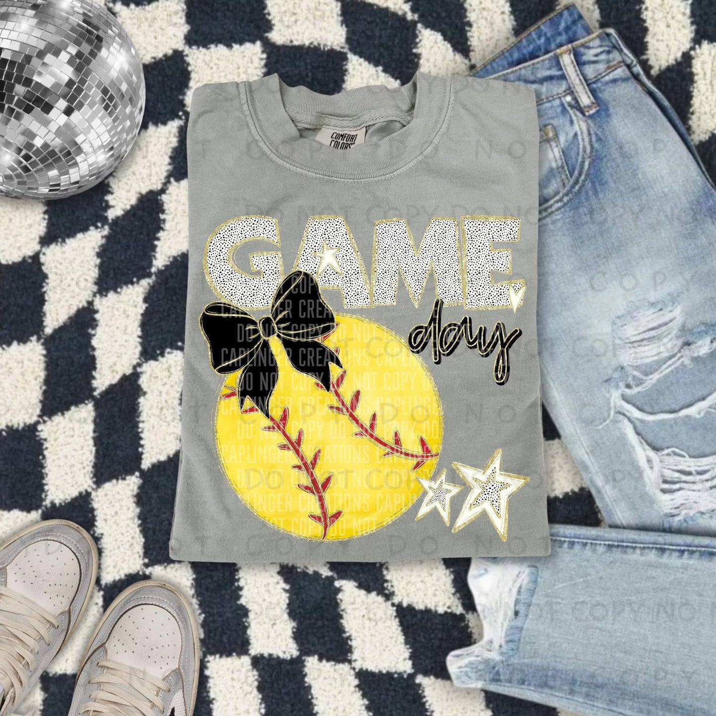 Game Day--Softball (You Pick Tee Color!)