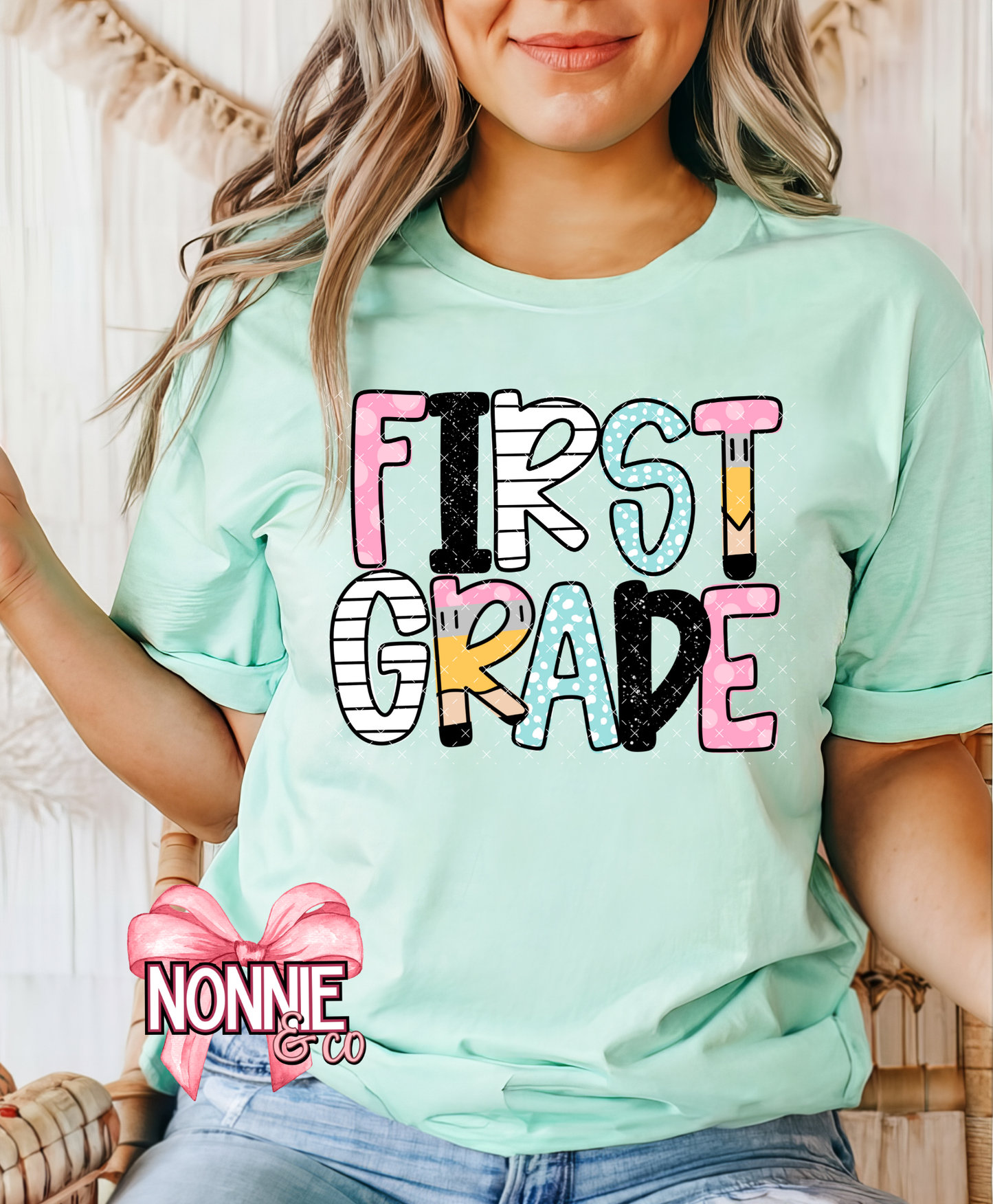 Grade Level Pencil Stripes