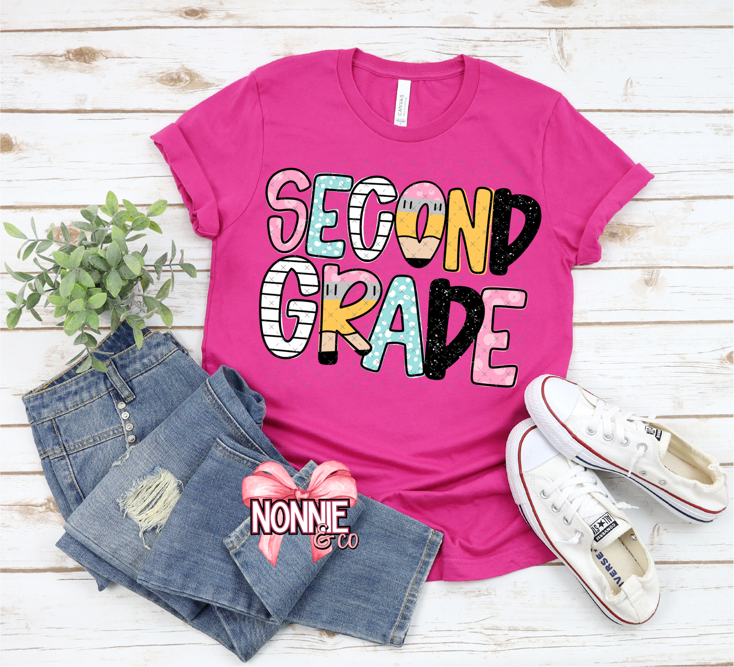 Grade Level Pencil Stripes