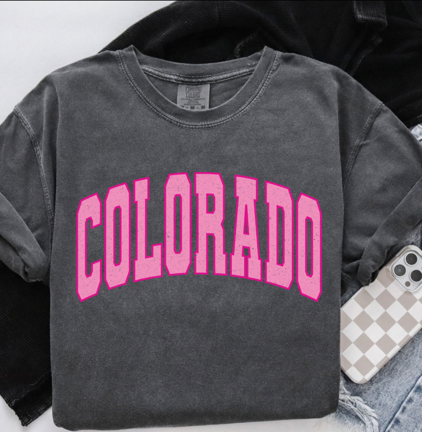 Pink Varsity State Tees