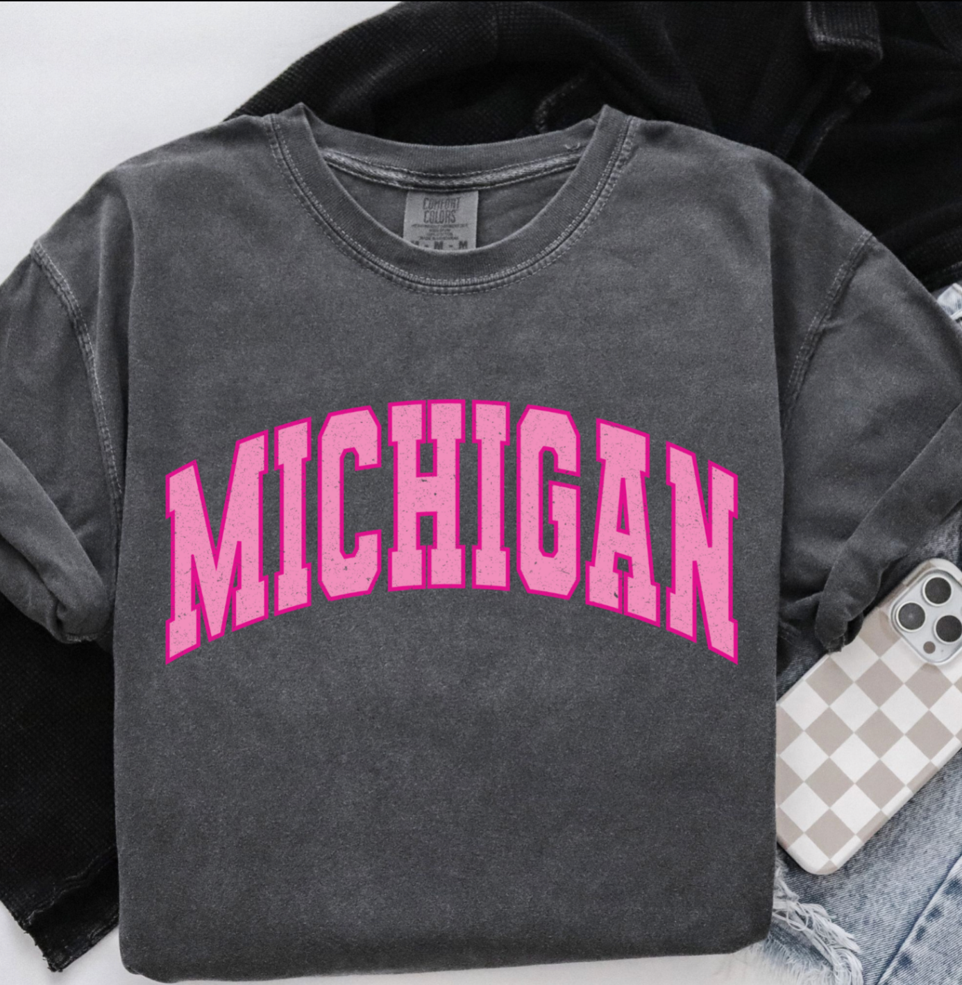 Pink Varsity State Tees