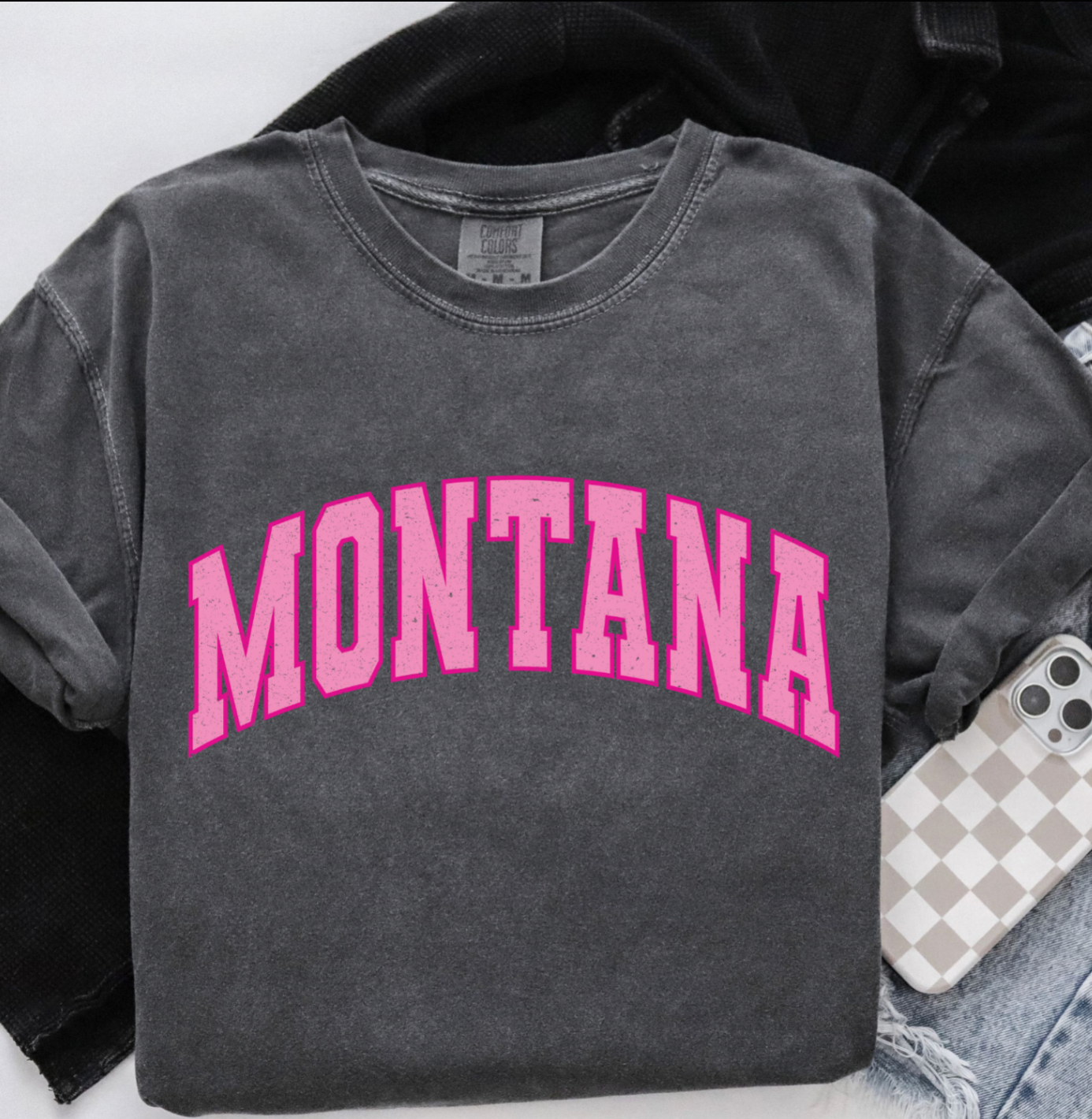 Pink Varsity State Tees