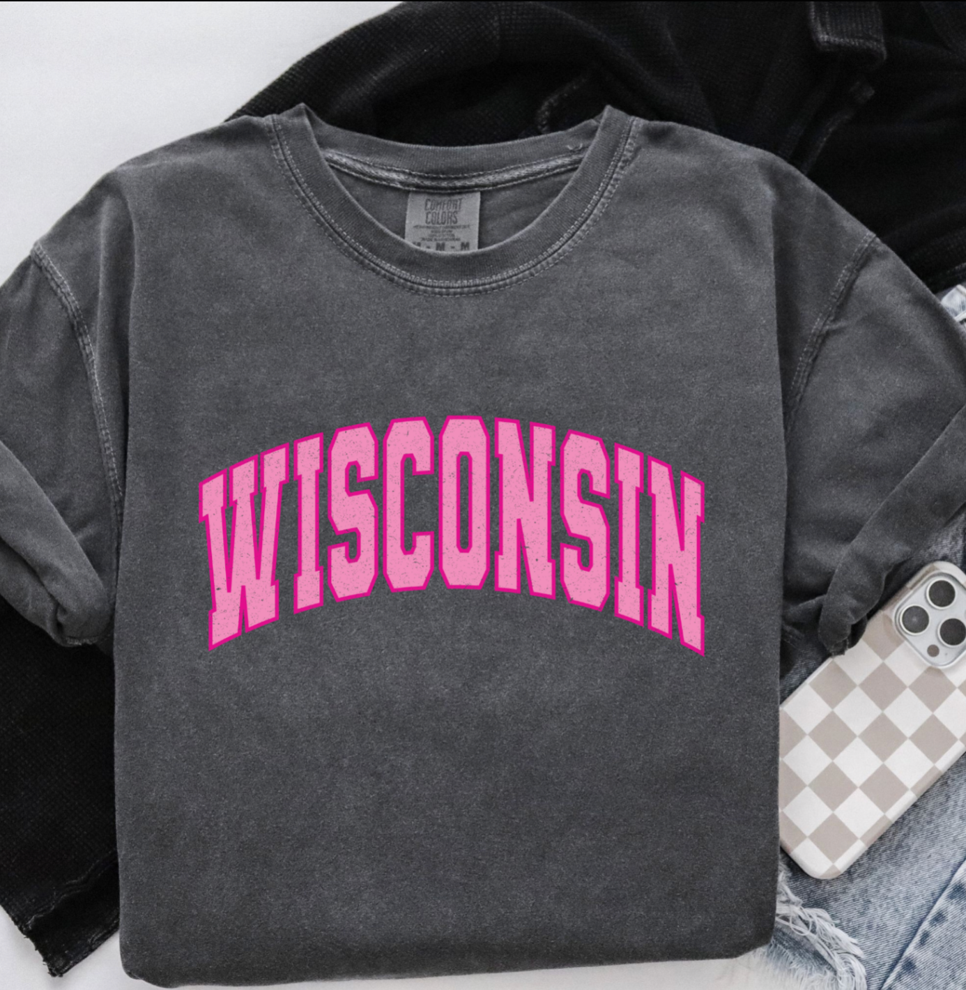 Pink Varsity State Tees