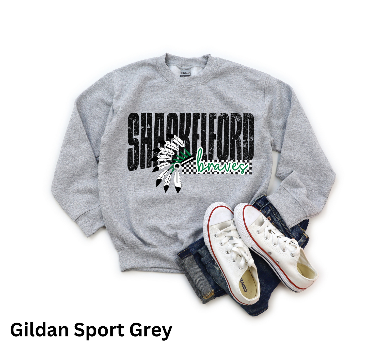 Checkered Shackelford Braves--YOUTH