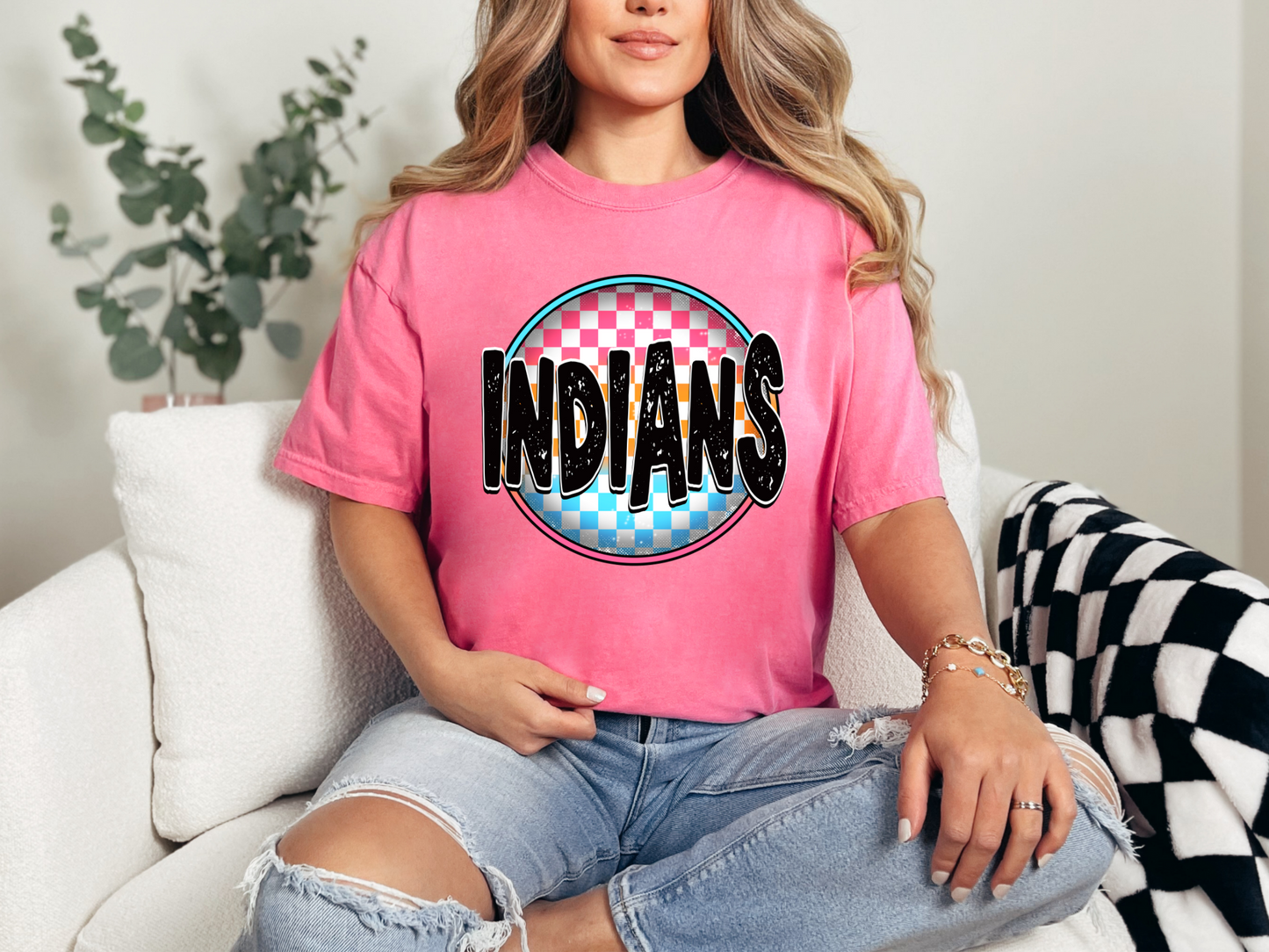 Checkered Circle Indians