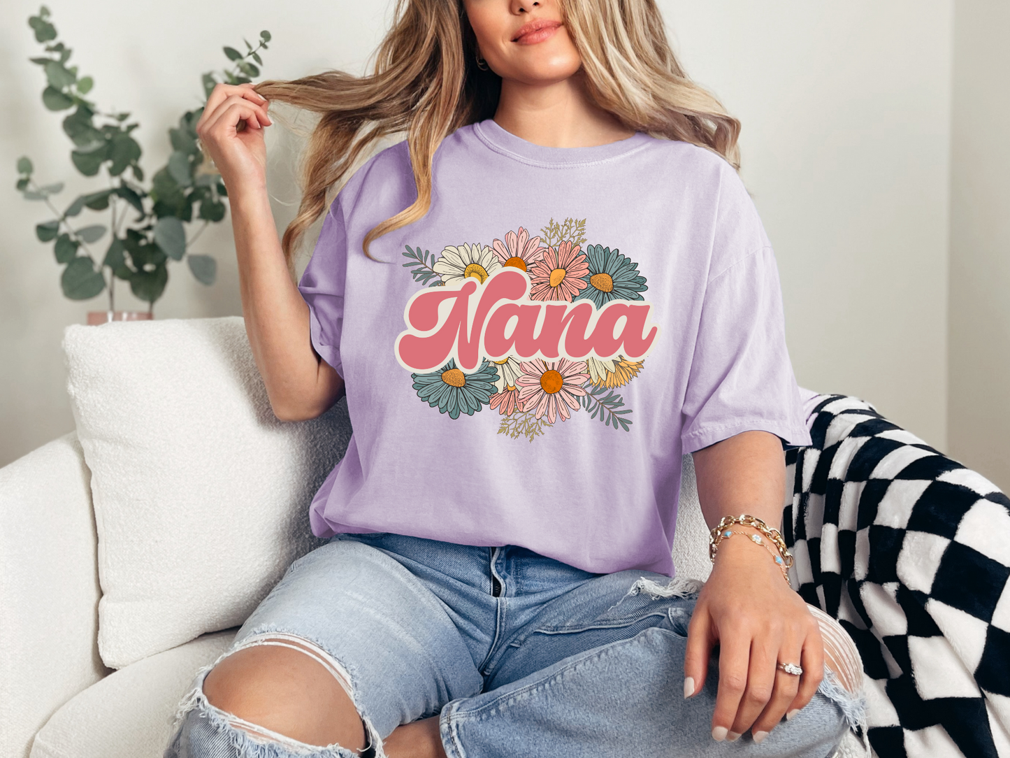 Floral Nana Tee