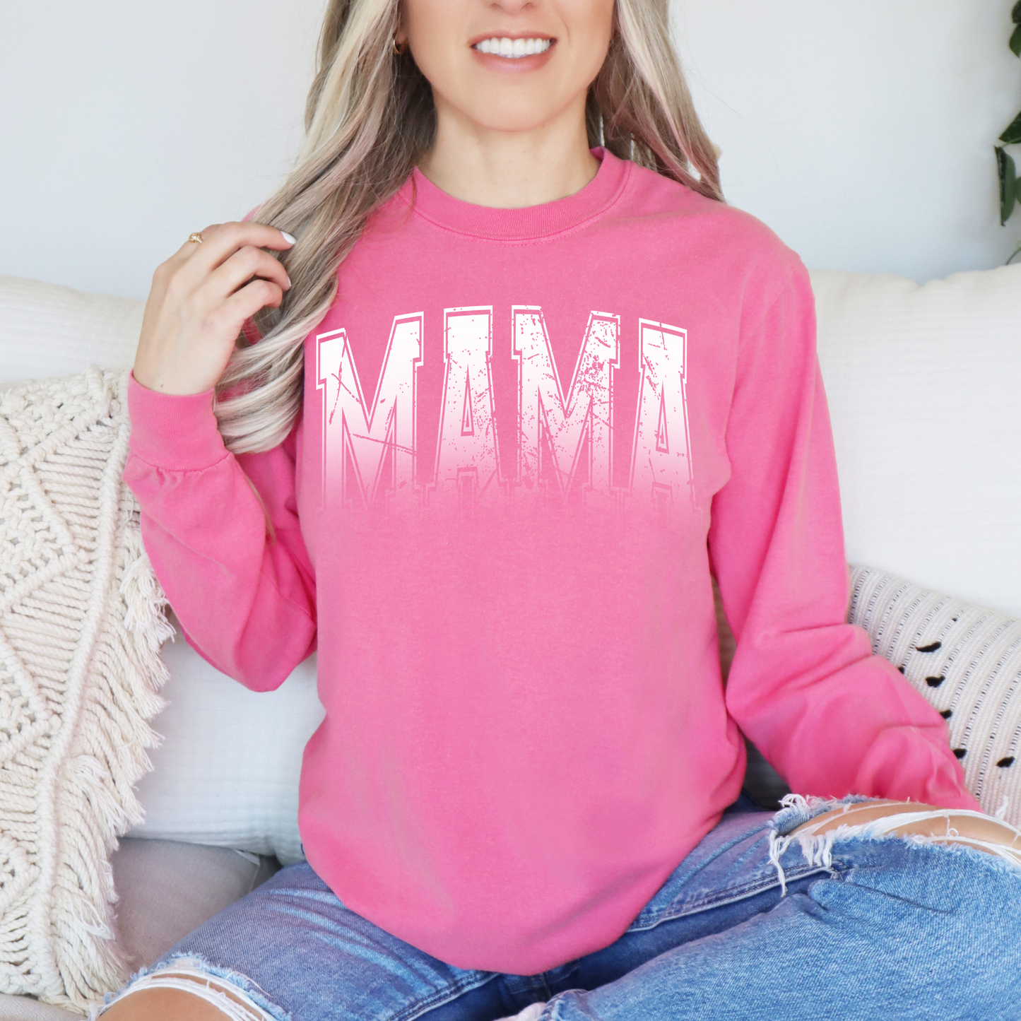 Ombre Varsity Mama