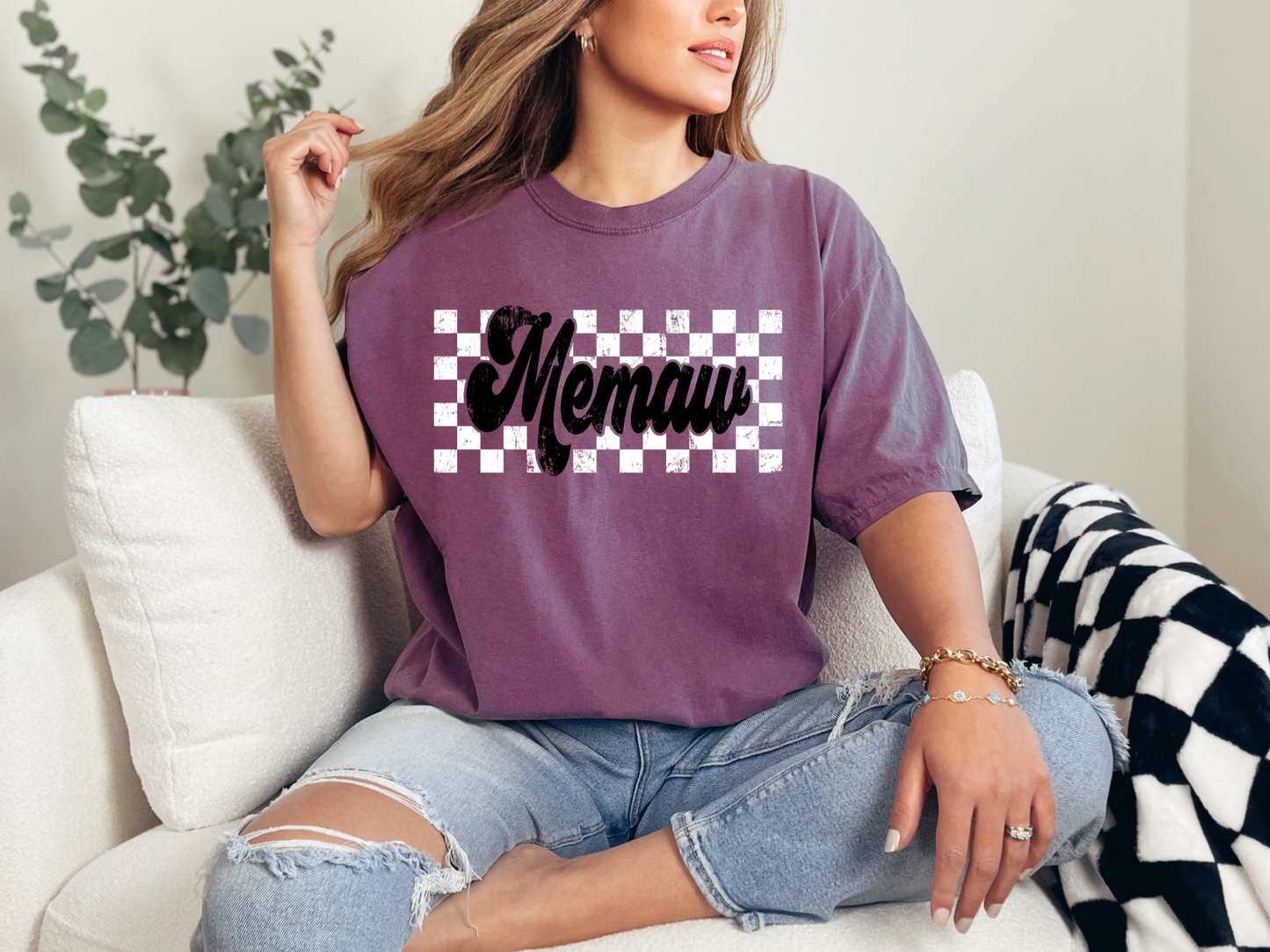 Checkered Memaw