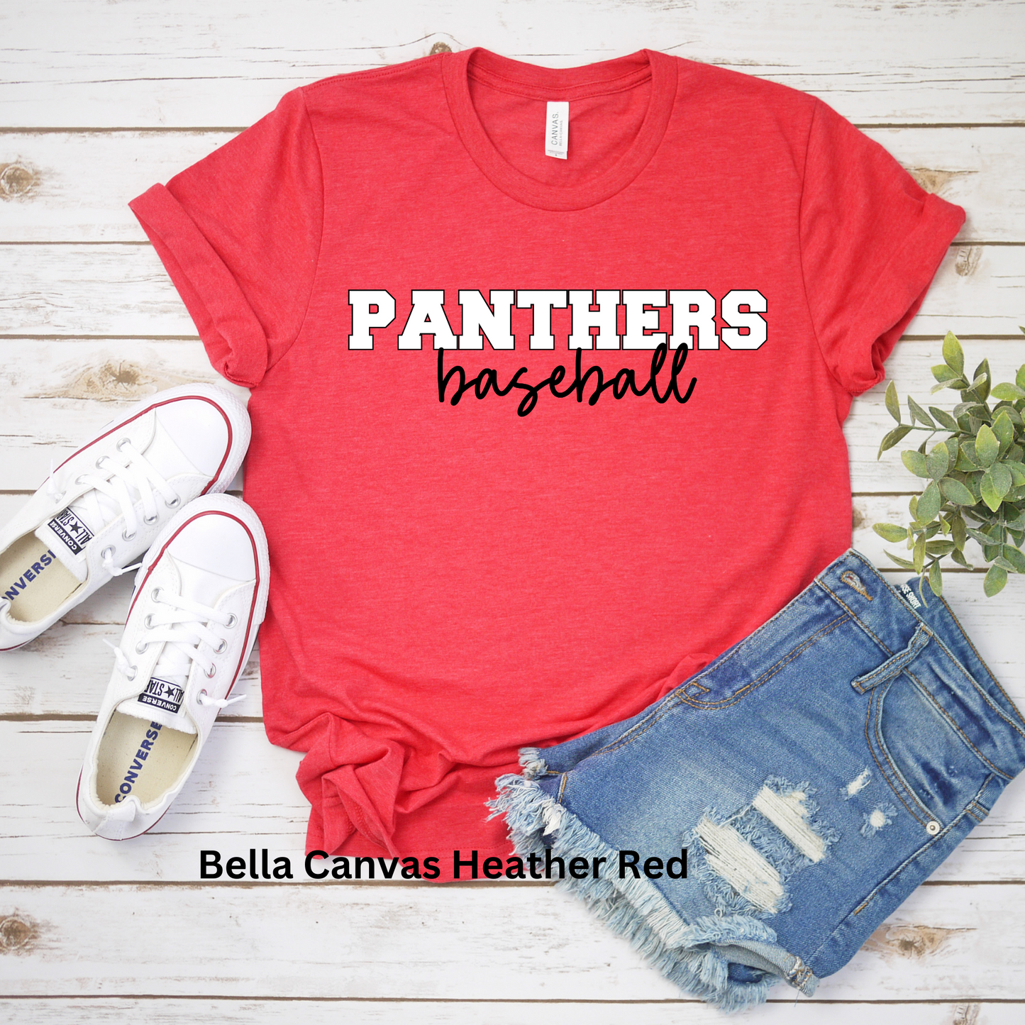 Panthers Baseball (Red)