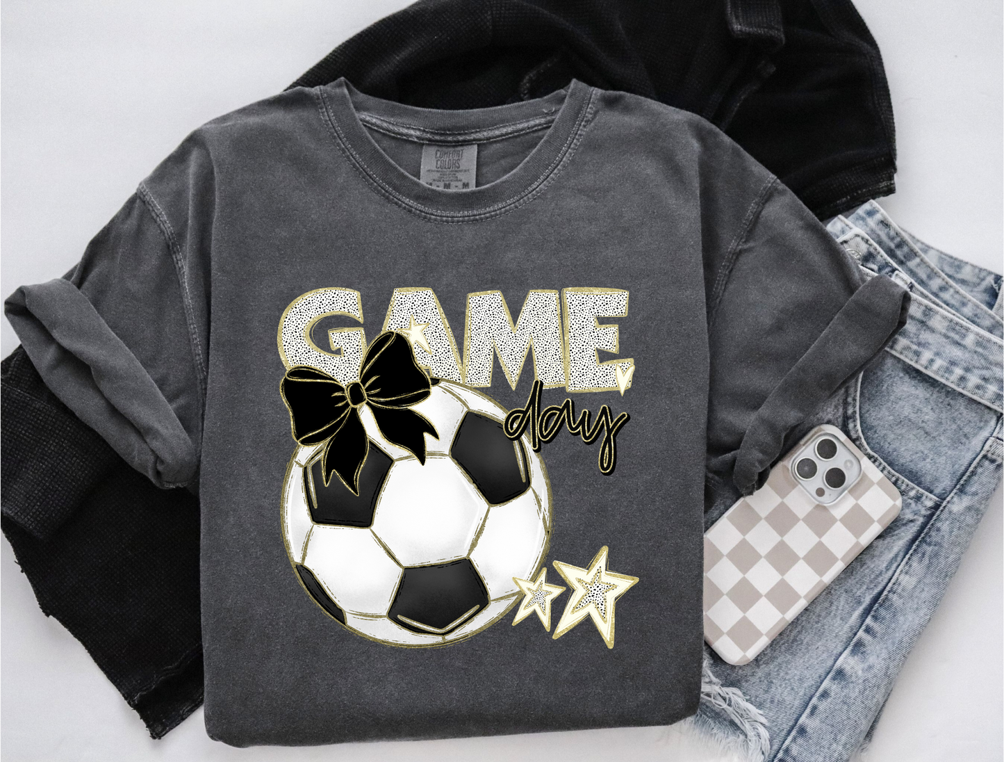 Game Day Soccer--You Choose Color and Style/Brand Tee!