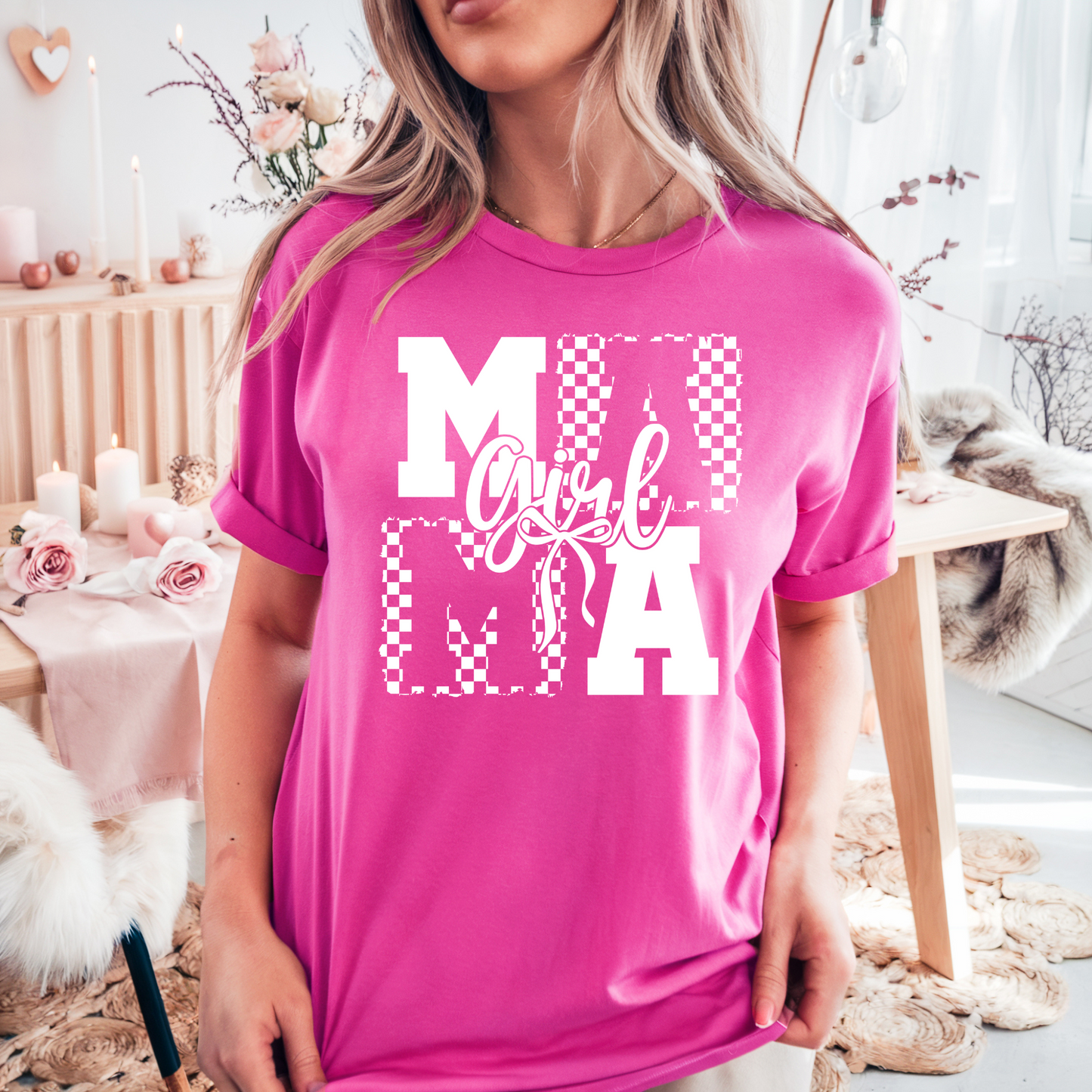 Girl Mama Checkered