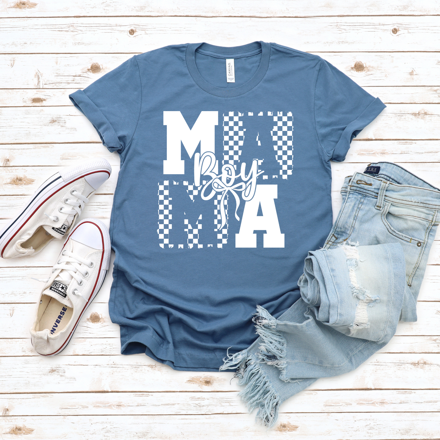 Boy Mama Checkered