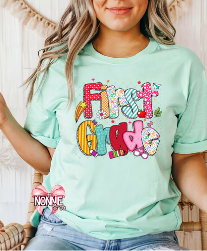 Bright and Fun Grade Level Tees