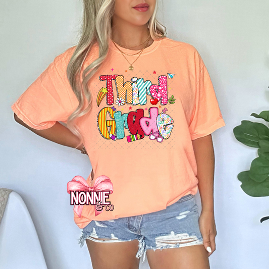 Bright and Fun Grade Level Tees