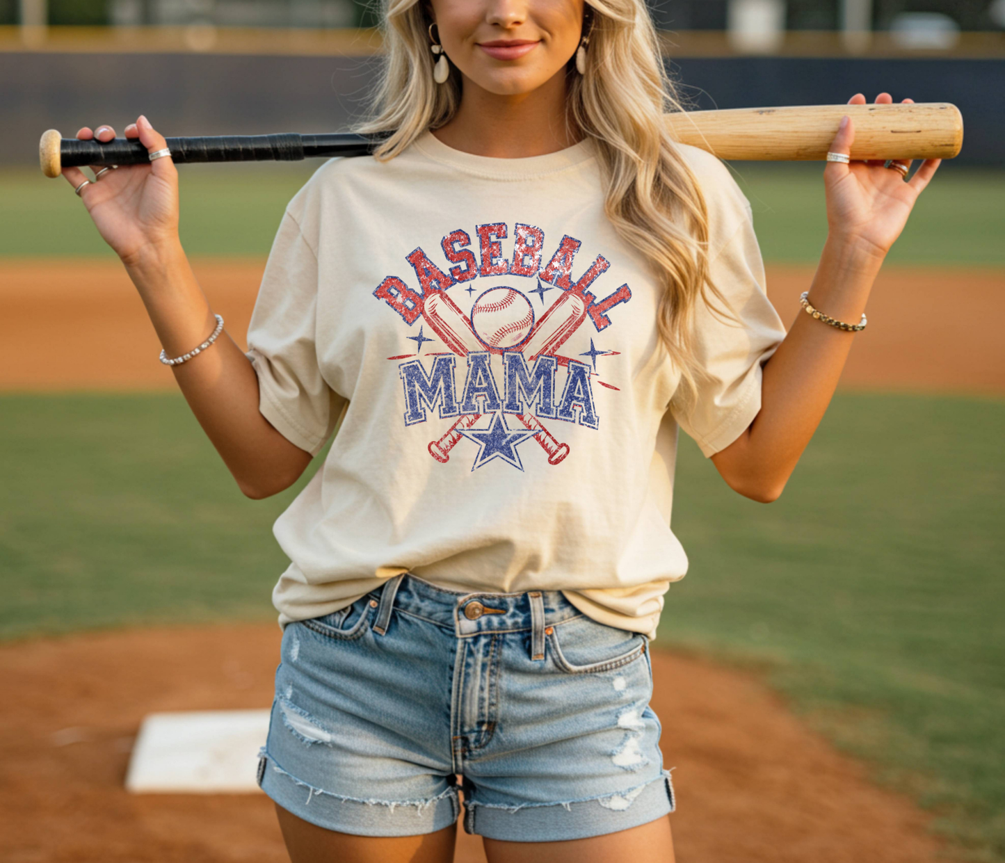 Vintage Baseball Mama
