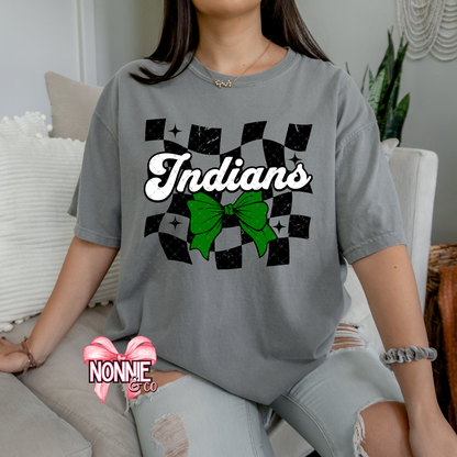 Checkered Indians with Bow