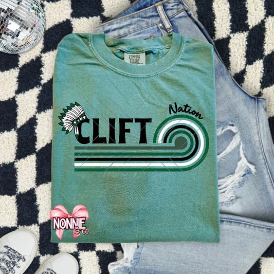 Clift Nation Retro Stripes