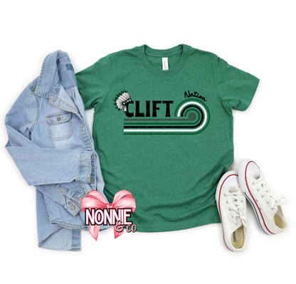 Clift Nation Retro Stripes