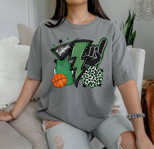 Basketball Collage Tee