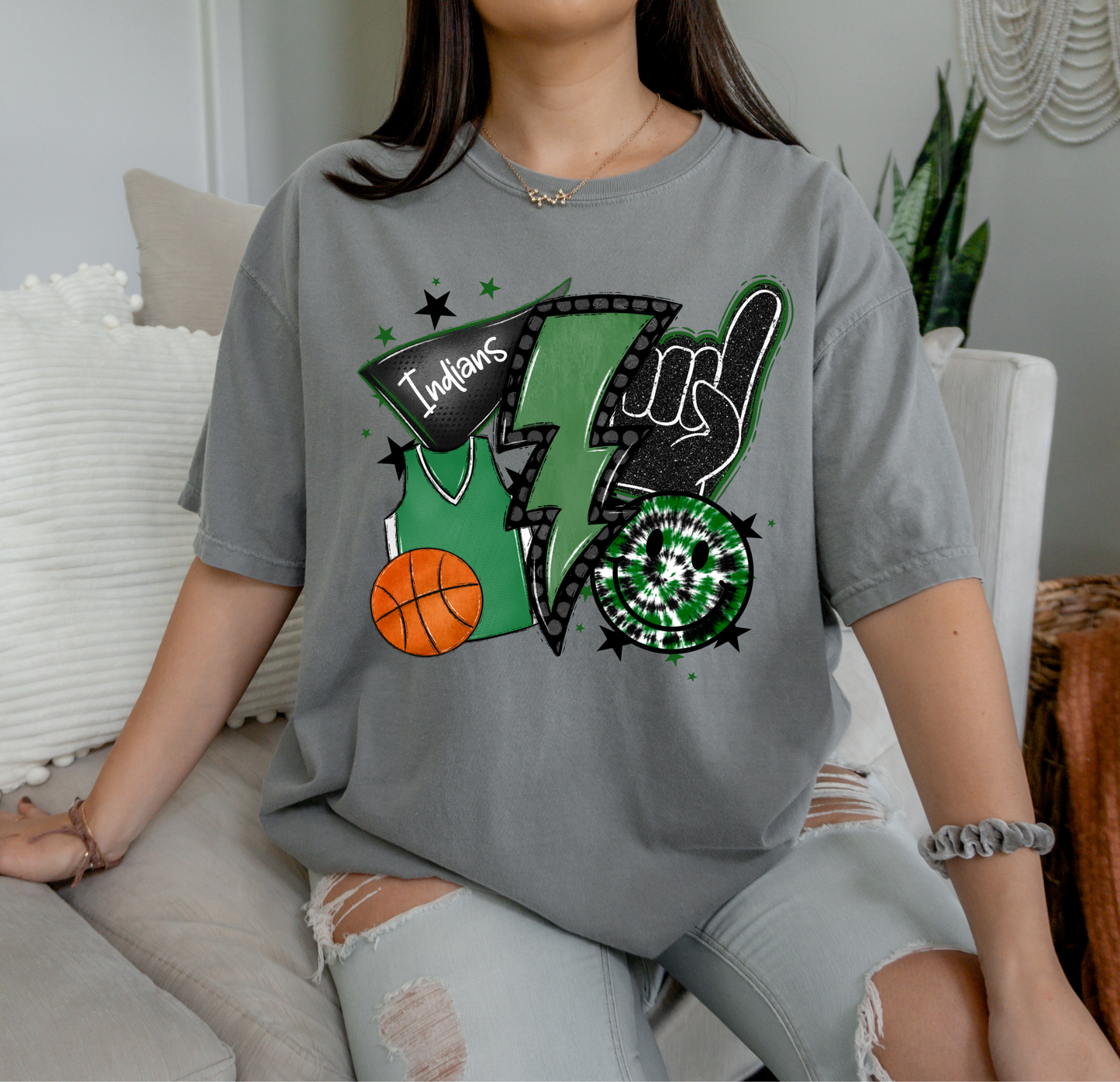 Basketball Collage Tee