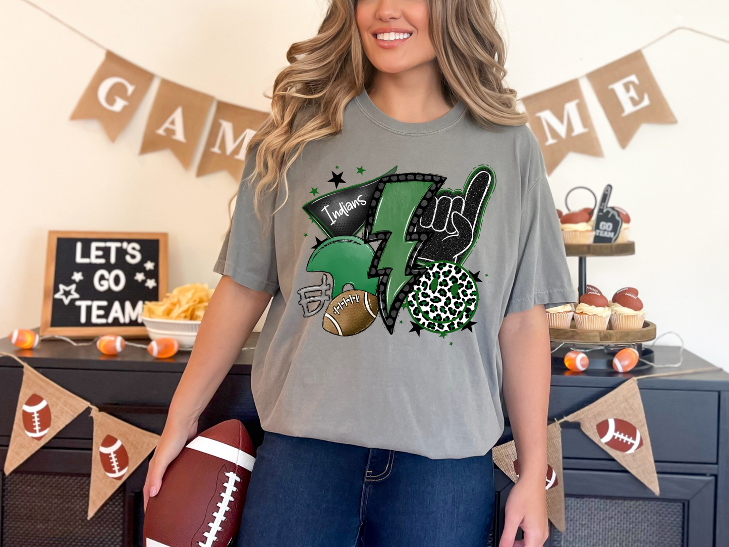 Football Collage Tee