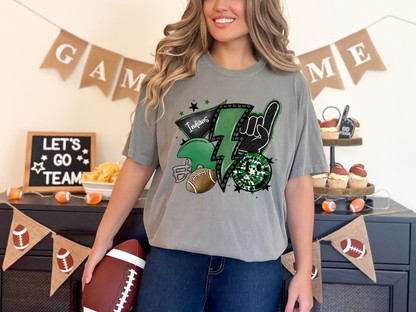 Football Collage Tee