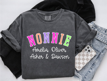 Custom Bright Colored Names