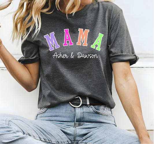 Custom Bright Colored Names