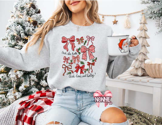 Deck The Halls with BOWS of Holly!