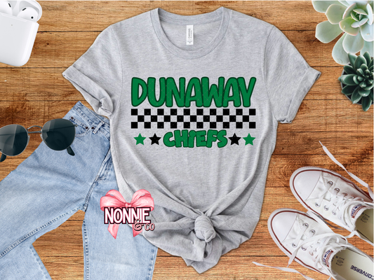 Dunaway Chiefs Checkered