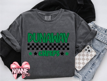 Dunaway Chiefs Checkered