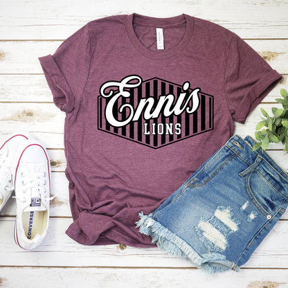 Striped Ennis Lions