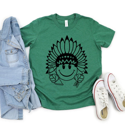 Smiley Indian Tee