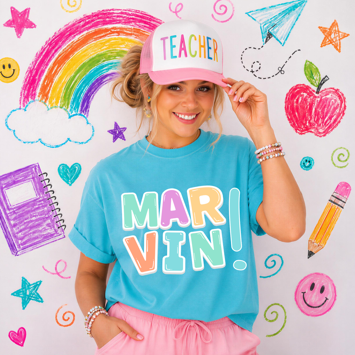 CUSTOM Cute & Funky Letters