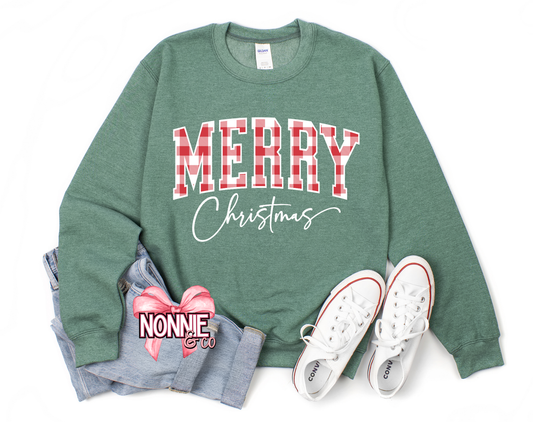 Gingham Merry Christmas