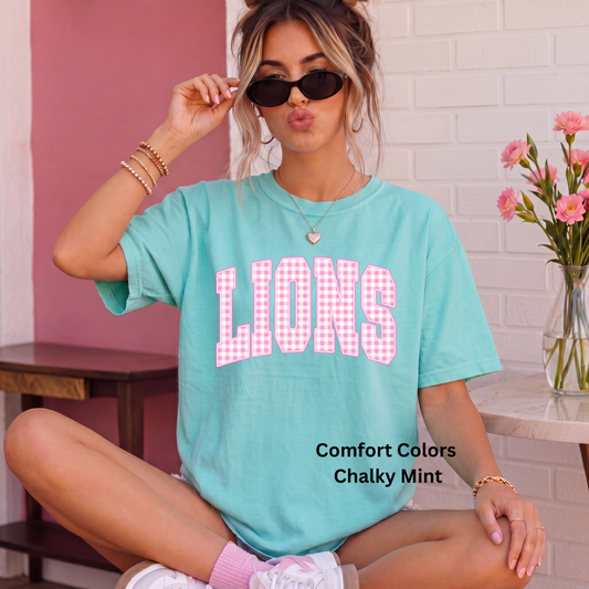 Gingham Lions
