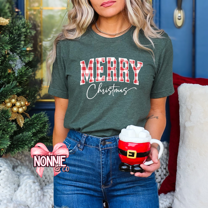 Gingham Merry Christmas