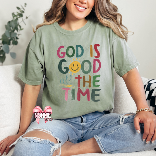 God Is Good All The Time--Fun Font