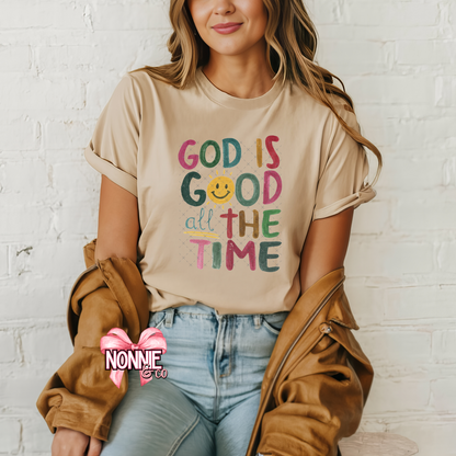 God Is Good All The Time--Fun Font