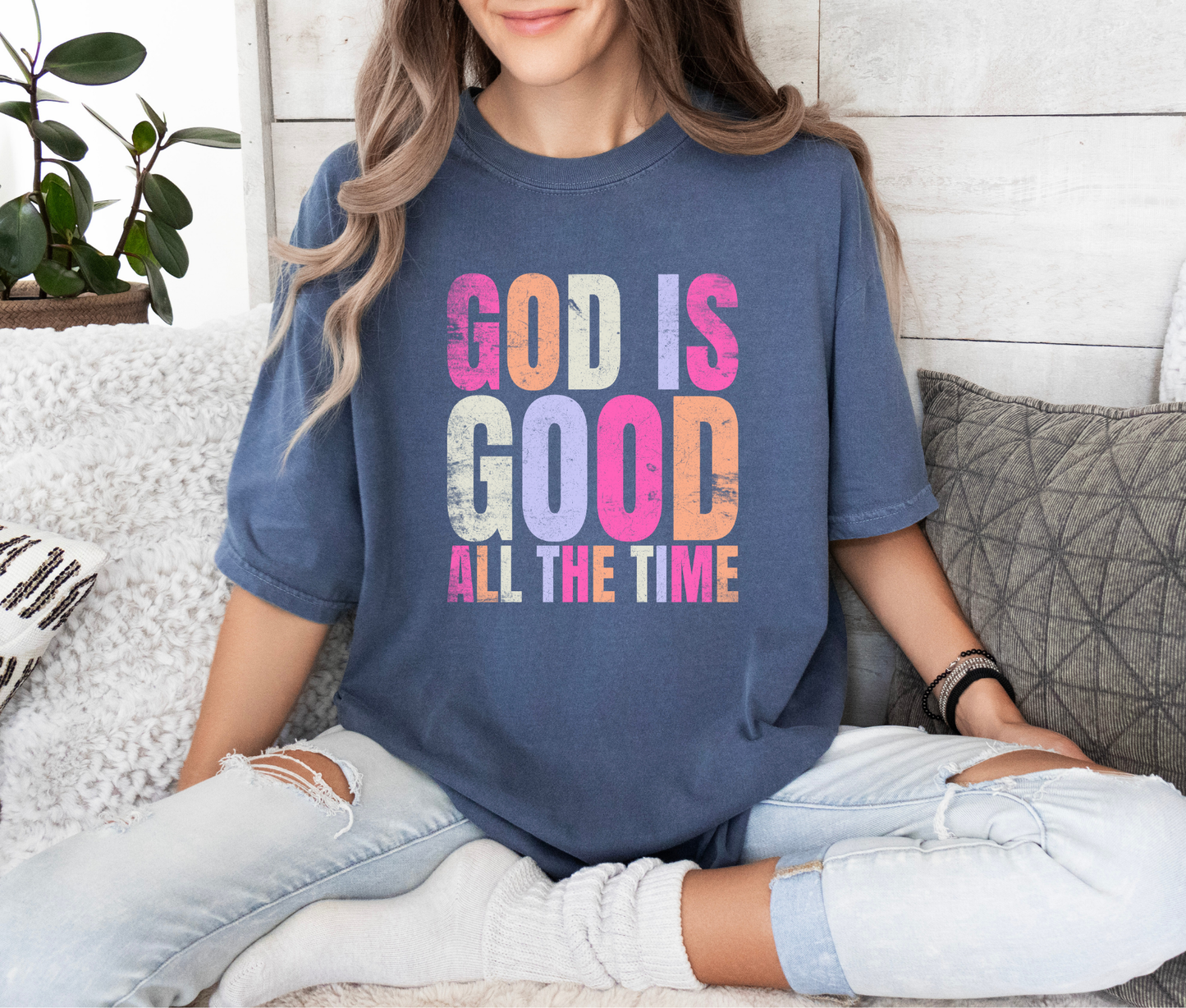 God Is Good--Block Letters