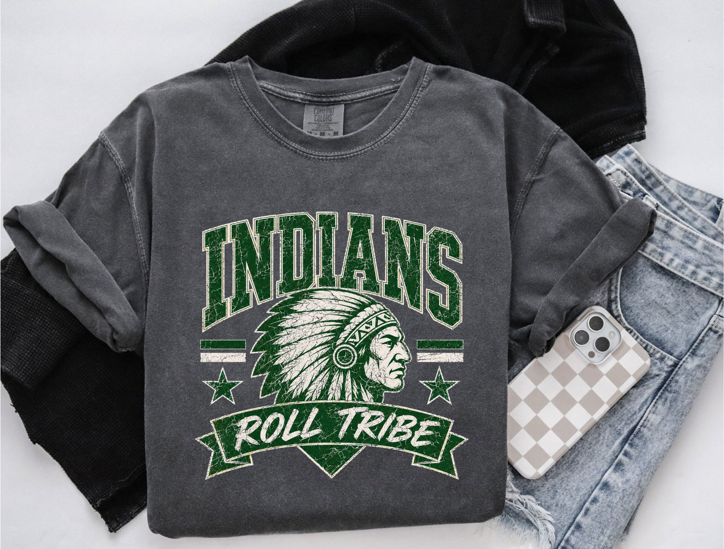 Roll Tribe Indians Varsity