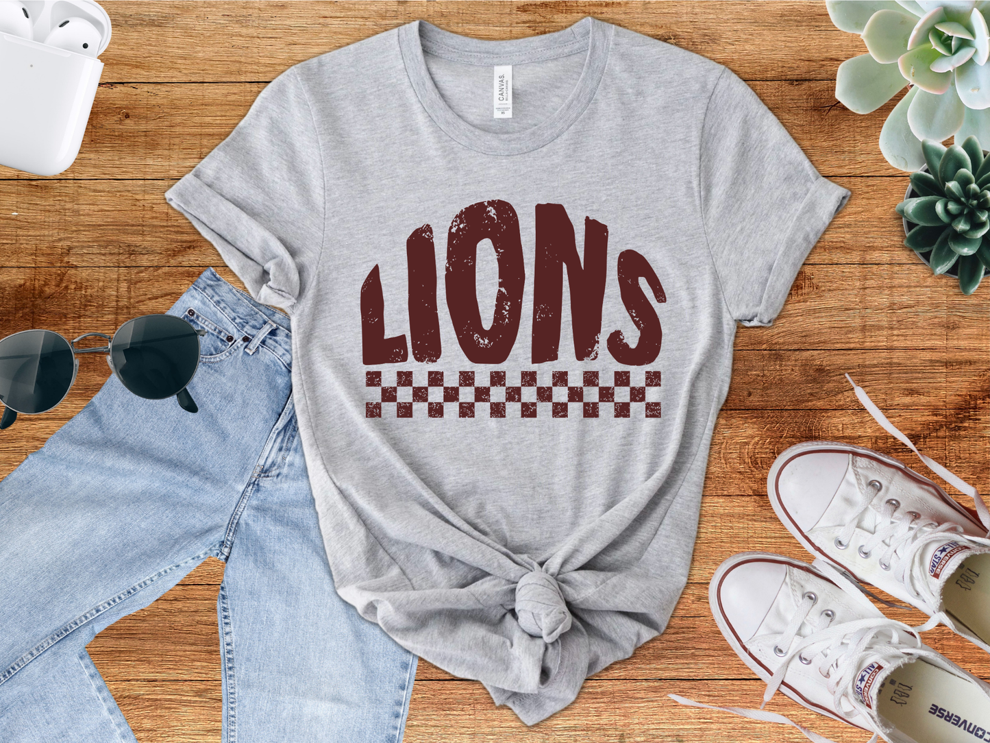 Checkered Lions