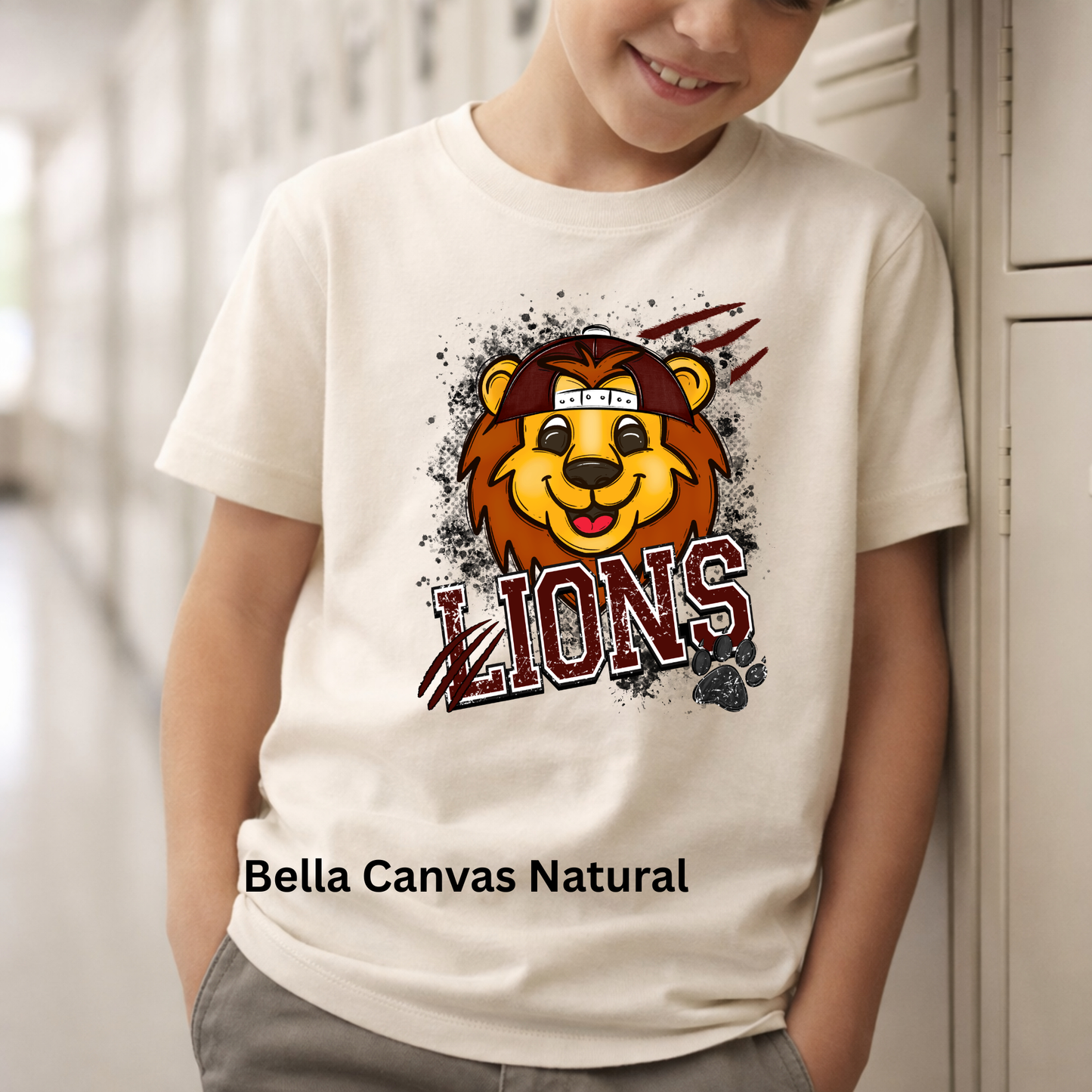 Lion with Ball Cap