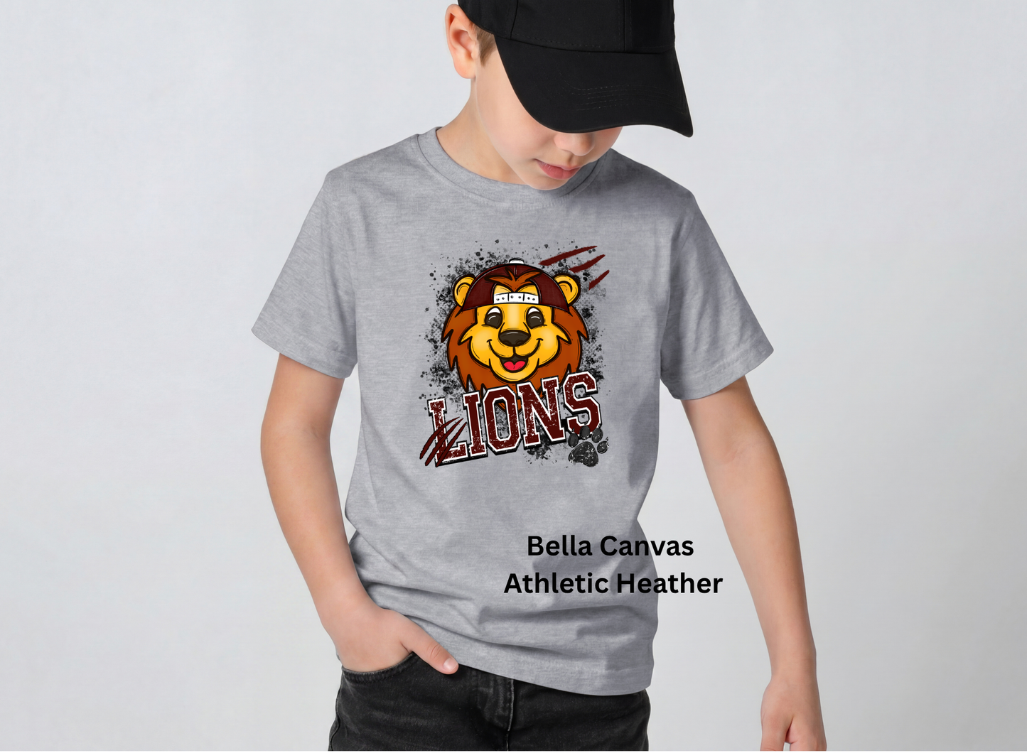 Lion with Ball Cap